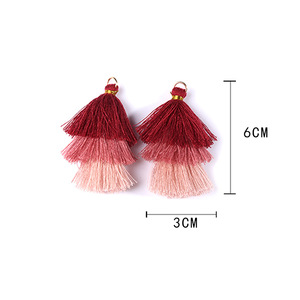 3 Layers Design Mini Silky <strong>Tassels</strong> Colorful Small <strong>Tassels</strong> <strong>for</strong> Diy Bracelet Necklace <strong>Key</strong> Chain Making Supplies - Product Image 5