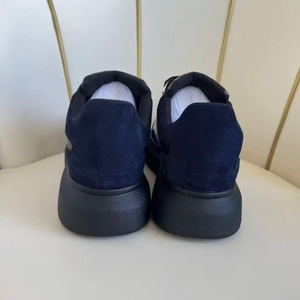Zapatillas Chunky para Hombre, Color Azul Marino, Gamuza, Sin Cordones, Punta Redonda, Plataforma con Entresuela de EVA, Suela de Goma, Para Todas las Temporadas, Forro de Malla Acolchado - Product Image 2