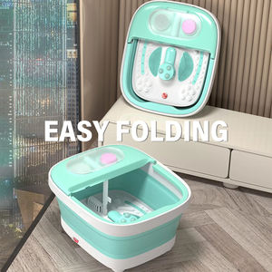 持ち運び可能な折りたたみ式フットスパ（加熱機能、バブル、取り外し可能な軽石、太極マッサージ、クリーニングブラシ付き） - Product Image 3