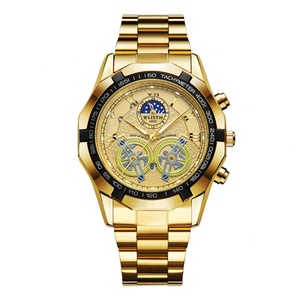 Montre élégante pour hommes d'affaires avec cadran lumineux, étanche, grand cadran, montre à quartz tendance - Product Image 2