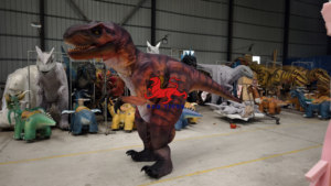 Trang Phục Mặc Người Lớn Đi Bộ Cuộc Sống Kích Thước Khủng Long Trang Phục Sống Động Như Thật Ẩn Chân Con Rối T-Rex Khủng Long - Product Image 3