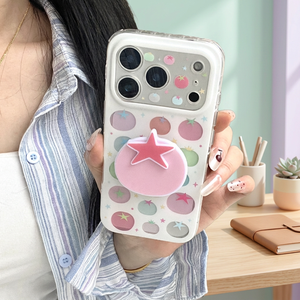 FY Cute Cartoon Flower Embossed Ins Style TPU Phone Case 360 Full Protection Shockproof Cover for 16 Pro Max - Product Image 3
