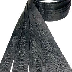Tùy Chỉnh Vải Tổng Hợp 1.5 "Trang Trí Polyester Debossed Dệt Băng In Dệt Jacquard Nylon Túi Dây Đeo Ribbon <span class=keywords><strong>Webbing</strong></span> Vành Đai - Product Image 1