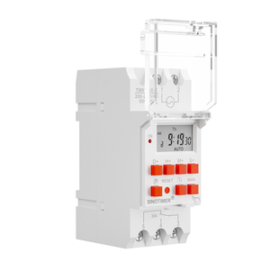 Tm919sb 30A tuần thứ hai khoảng thời gian hẹn giờ, 1S chính xác, 28 ON/<span class=keywords><strong>OFF</strong></span>, <span class=keywords><strong>5</strong></span>/12/24VDC hoặc 110/230VAC, 50/60Hz nút màu đỏ DIN đường sắt - Product Image 4