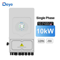 10KW hors réseau sur réseau système solaire PV hybride Trina 505W panneau solaire deye onduleur batterie pour un usage domestique