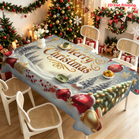 Nappe en polyester tissée rayée personnalisable avec logo OEM, résistante, facile à nettoyer et réutilisable pour restaurants, hôtels et banquets