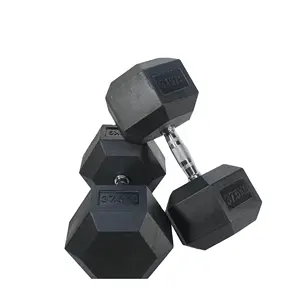 SÍ O NO Custom Gym 20Kg 50Kg Juego completo de mancuernas Mancuernas Hexagonales System Hex Mancuernas para ejercicio
