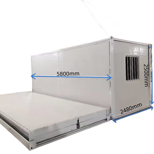 Công nghệ cao 20ft di động gấp prefab nhà Úc tiêu chuẩn văn phòng nhà <span class=keywords><strong>CONTAINER</strong></span> khung thép với bánh sandwich Bảng điều khiển - Product Image 1