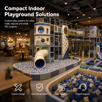 Parque Infantil Comercial Interior, Pista Deportiva, Puente de Cuerdas, Muro de Escalada, Certificación CE ASTM EN1176 FEC
