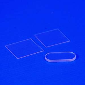 Plaque de verre de quartz à haute transmission, disque de quartz rond, plaque de verre de quartz de haute pureté - Product Image 1