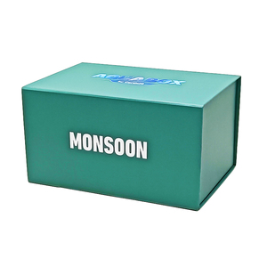 Custom Luxury Magnetic Cardboard Paper <b>Black</b> Rigid <b>Gift</b> <b>Box</b> with Embossing Recyclable Customizable Color & Size - Product Image 4