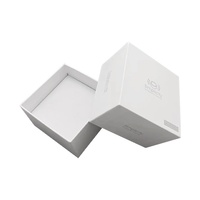 Boîte d'emballage avec couvercle et base en carton blanc gaufré pour téléphone portable et produits électroniques grand public