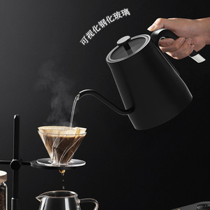 Logo Custom Logo 800ml Coffee <b>Kettle</b> Gooseneck Stainless Steel Gooseneck Coffee Tea <b>Kettle</b> for Home Stainless Steel Construction - Product Image 1