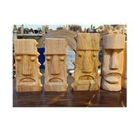 STATUES TIKI de STYLE hawaïen livraison gratuite, sculpture en bois, PLAQUES murales, 0084587176063 WS