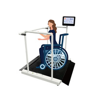 Pèse-personne électronique en acier pour fauteuil roulant avec écran LCD et fonction de transfert de données, balance IMC certifiée OIML et ROHS, personnalisable OEM