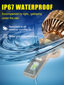 Ampoule de phare LED Gicoo V16S Power 90W 10000Lm H4 H13 9004 9007 12V, faisceau haut et bas, phare LED H7 6000k, ampoules LED H1 H11 - Product Image 3