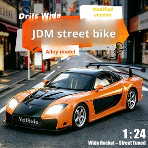 Modellino in Lega Pressofusa <span class=keywords><strong>1</strong></span>:<span class=keywords><strong>24</strong></span> Wide Rocket Street Edition con Porte Apribili, Cofano, Luci, Suoni e Funzione Pull-Back e Sterzo per Ragazzi - Product Image 1