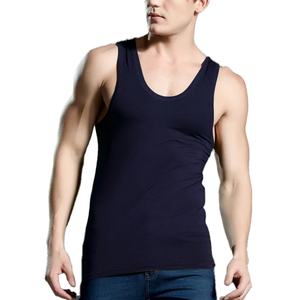 เสื้อกล้ามออกกำลังกายผู้ชาย สีขาว ทรงเข้ารูป ผ้าสแปนเด็กซ์ เสื้อกีฬา เสื้อกล้ามฟิตเนส เสื้อกล้ามยิม - Product Image 6