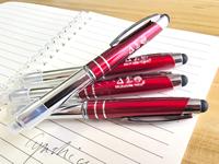 Sorority LED-Leucht-Kugelschreiber, Mini-Metallstift mit Lichtern, Zeta-Stift
