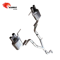 Système d'échappement Catback Performance avec doubles silencieux pour BMW F10 F11 520i 528i N20 2.0T en acier inoxydable à quatre sorties 2011-2016