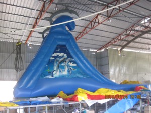 Toboggan aquatique gonflable pour enfants, location pour fêtes commerciales - Product Image 3