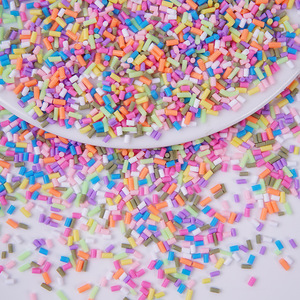 Polymer clay sugar granules DIY food toys dessert cake decoration accessories bubble <b>slime</b> accessories colored pins material kit - Product Image 4