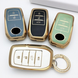 Vỏ Chìa Khóa Từ Xa Không Cần Chìa Khóa Thông Minh Cho <span class=keywords><strong>Toyota</strong></span> Highlander 2021 Avalon Crown Land Cruiser Prado Mark X Camry Corolla - Product Image 1