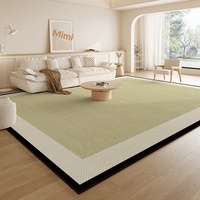 Tapis de salon chic et moderne, tapis de canapé/table basse, usage domestique, résistant à l'usure, antidérapant, tapis de chevet de chambre à coucher, motif géométrique carré