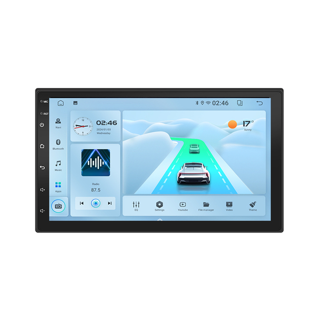 7inch 5G WIFI 6 Wireless Chip Car Video Player GPS Navigation BT5.4 Android Car Radio Universal Head Unit 5G+2.4G Dual