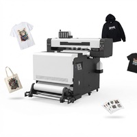 Printer DTF All in One 60cm Dual I3200 A1 untuk Transfer Panas Film PET dengan Pengering dan Penggoyang Bubuk Terintegrasi untuk Kaos