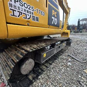 Used Komatsu PC70 Mini Excavator 7 Ton Original <b>Paint</b> No Major Repair Digger - Product Image 5