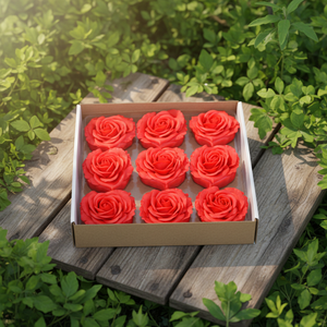 AM-SPHA06 Ammy - Caja <span class=keywords><strong>de</strong></span> 9 Piezas <span class=keywords><strong>de</strong></span> Cabezas <span class=keywords><strong>de</strong></span> Jabón en Forma <span class=keywords><strong>de</strong></span> Rosa <span class=keywords><strong>de</strong></span> 10 cm, Material para Manualidades, Ramo <span class=keywords><strong>de</strong></span> San Valentín - Product Image 3