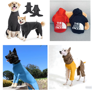 Ropa para mascotas de lujo al por mayor, ropa para perros duradera, cálida, transpirable, suave y cómoda, ropa para perros grandes - Product Image 1