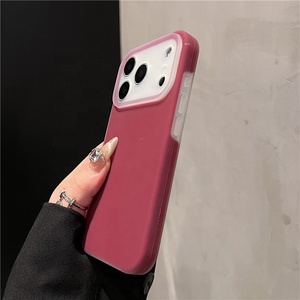 Coque de protection intégrale en silicone liquide TPU effet peau pressée à chaud pour iPhone 17 Air, 16, <span class=keywords><strong>15</strong></span>, 14 Pro Max - Product Image 4