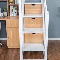 Lit de dortoir moderne en métal avec bureau intégré, lit mezzanine pour hôtel, bureau et école, mobilier polyvalent pour appartement et bâtiment