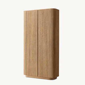 Armadi a <span class=keywords><strong>doppia</strong></span> porta mobili in legno con pannelli in rovere, - Product Image 5