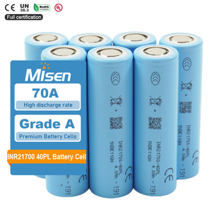 Wholesale 21700 40P 40PL 50E 50PL High Discharge 70A 100A 3.7V 5000mAh 4000mAh a Grade Lithium Cell Li-ion INR21700 <b>Battery</b> - Product Image 1