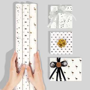 New Design Disposable Coated Silicone Gift Wrapping <b>Paper</b> 43cm*300cm Virgin Packaging 6 Pieces a <b>Pack</b> - Product Image 4