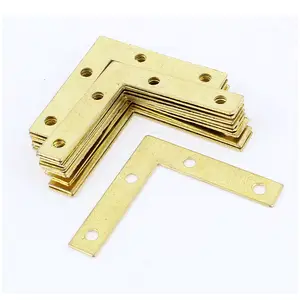 Hot Sale Sheet Metal Fabrication Stamping Slotted Wall Mount L shape Angle Bracket For fixed customized bracket