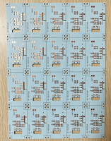Circuit imprimé FR4 personnalisé, masque de soudure blanc, monocouche, pour driver LED 24V, fabricant OEM ODM