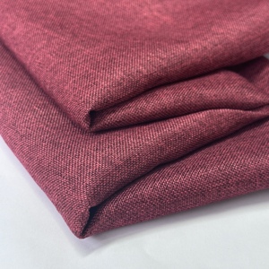 Free Sample 100% Polyester Linen <strong>Dyed</strong> <strong>Fabric</strong> for Home Textiles Clothes Toy Storage Boxes Christmas <strong>Burlap</strong> Tote for Girls - Product Image 1