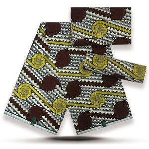 Tissu africain de mode Holland Real Wooding Wax, coton original Ankara, 6 yards - Product Image 2