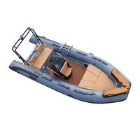 Bateau pneumatique RIB 550C Hypalon certifié CE, bateau d'appoint marin
