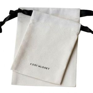 Custom Organic Cotton <b>Drawstring</b> Shopping <b>Pouch</b> Bag Eco-Friendly Gift & Jewelry Storage - Product Image 6