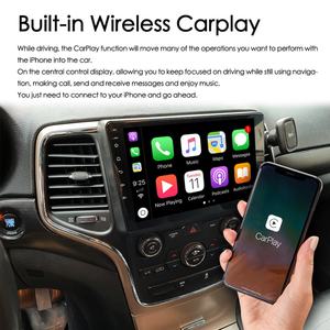Radio para Auto con Android 13 y Voz AI, 8+128GB, GPS para Jeep Grand Cherokee WK2 2013-2020, Reproductor Multimedia con Video, CarPlay y Navegación, 2Din - Product Image 4
