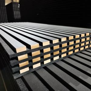 Panneaux muraux acoustiques en bois naturel modernes Fonction acoustique optimale Avantage sonore pour les salles de placage acoustique pour animaux de compagnie - Product Image 6