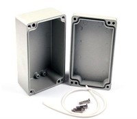 Boîtier de jonction en aluminium Mibo IP65 125 x 80 x 60 mm, boîtier électrique moulé sous pression pour instruments électroniques et entrée de câble personnalisée