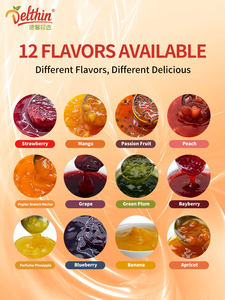 Delphin Ingrosso 12 Gusti Marmellata di Frutto della Passione, Purea di Frutta 1kg, Polpa di Frutta per Negozi di Tè al Latte e Panetterie - Product Image 5