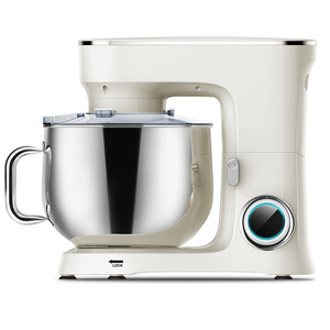 Batteur sur socle double face haute puissance 1500W 10L pour gâteaux et pâtes à pain avec accessoires en acier inoxydable - Product Image 4