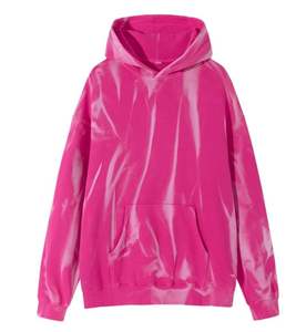 Sudadera con Capucha Extra Grande para Hombre, 100% Algodón, Antiencogimiento, Talla Grande, Tejido de Punto, Estilo Urbano - Product Image 5